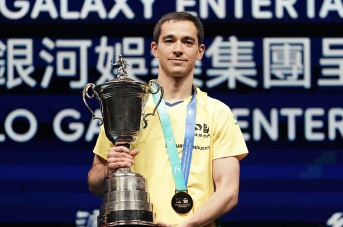 Hugo Calderano torna-se o primeiro brasileiro a vencer a Copa do Mundo de Tênis de Mesa