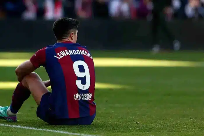 Lewandowski está fora da final da Copa do Rei
