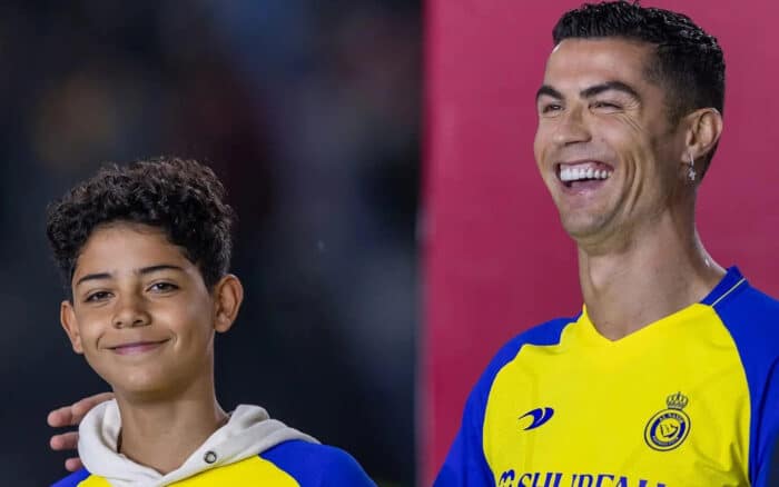 Filho de CR7 já está jogando pela seleção de Portugal