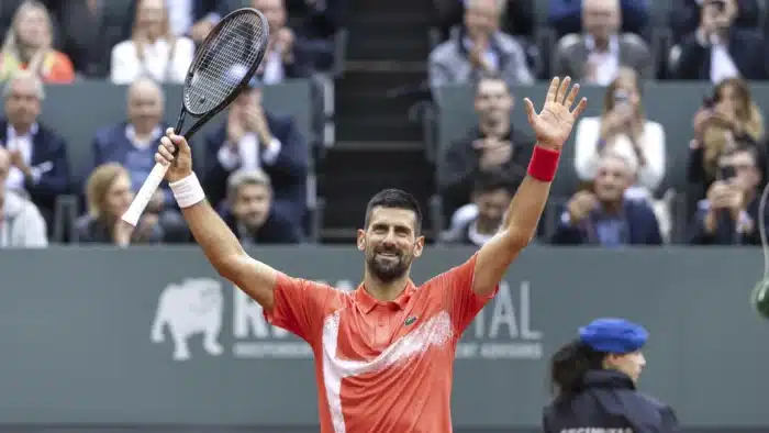 Djokovic está a um jogo do título de número 100 na carreira