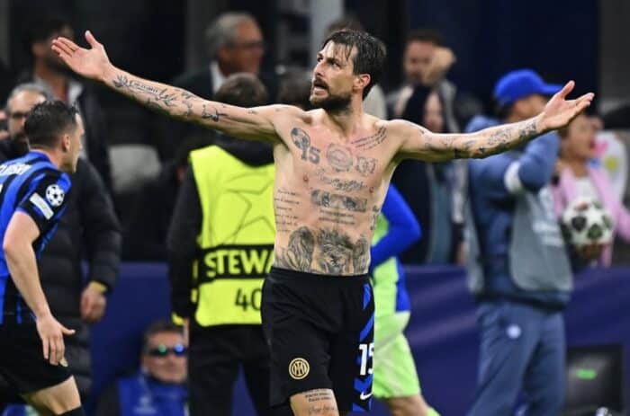 Acerbi superou câncer para colocar a Inter de Milão na final da Champions League