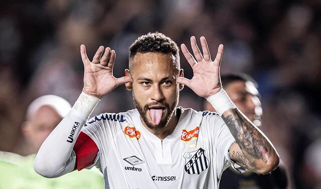 Neymar renova com o Santos até o final de 2025