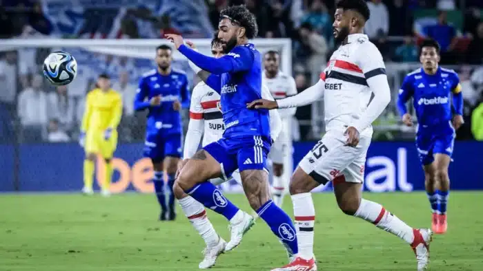 Cruzeiro encara o São Paulo com Gabigol no banco