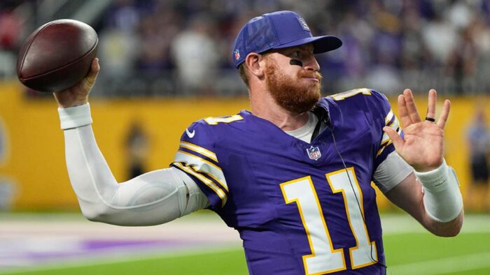 Carson Wentz será novamente titular pelo Minnesota Vikings