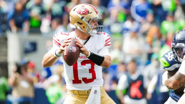 Brock Purdy é dúvida para Thurday Night Football