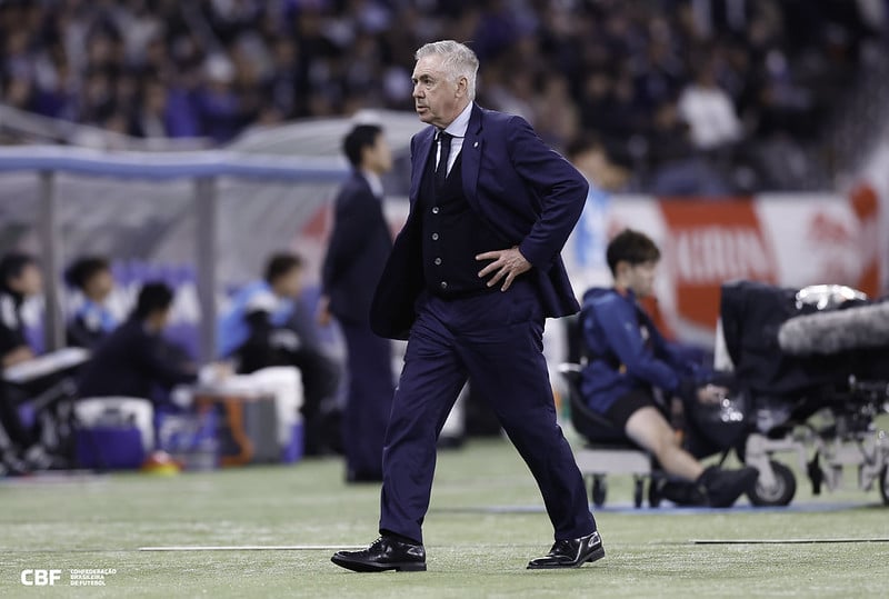 Carlo Ancelotti acompanhará Palmeiras x Cruzeiro - Futebol