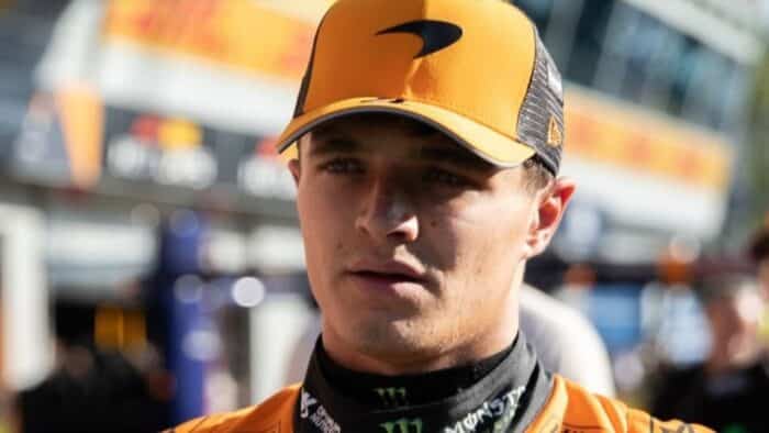 Lando Norris se explica após contato em Oscar Piastri na largada do GP de Singapura