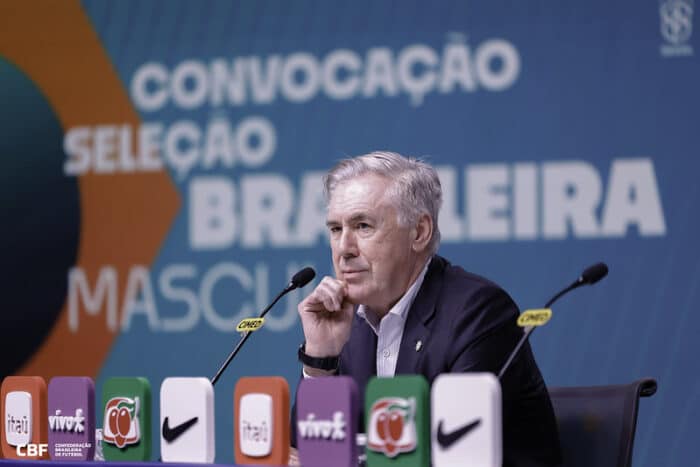 Carlo Ancelotti convoca Seleção Brasileira - Futebol