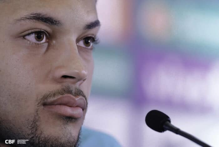 Vitor Roque comenta sobre postagem após o clássico - Palmeiras