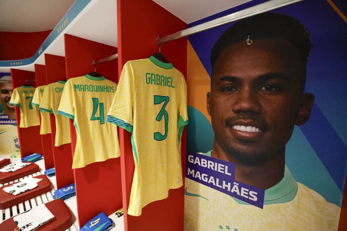 Seleção Brasileira corta Gabriel Magalhães com lesão na coxa