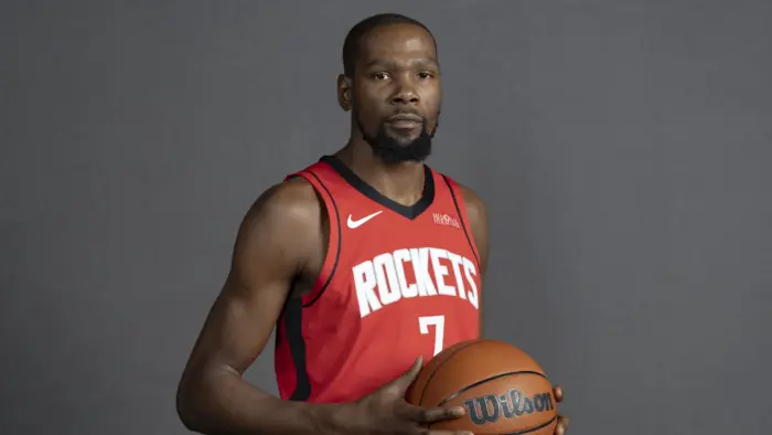 Kevin Durant desfalca o Houston Rockets nas próximas duas partidas