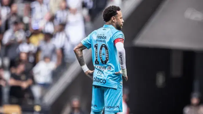 Neymar não enfrentará o Internacional nesta segunda - Santos